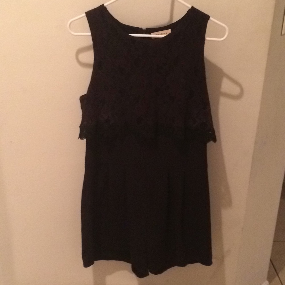Black silk dress